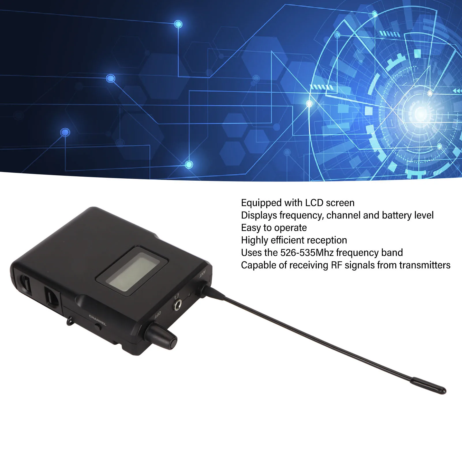 Ресивер ANLEON S2R 526-535 570-590 670-680 863-865 МГц ресивер для сценического монитора с чистым