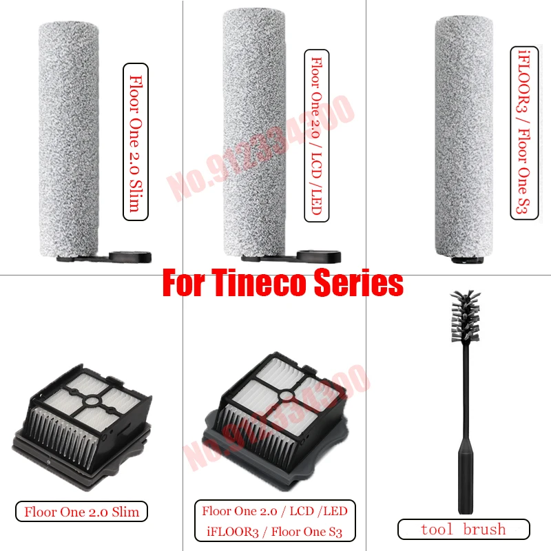 

Filter Main Brush Parts For Tineco iFLOOR3 / Floor One s3 / Floor One s5 / 2.0 / LCD / LED / Floor One 2.0 slim Vacuum Cleaner
