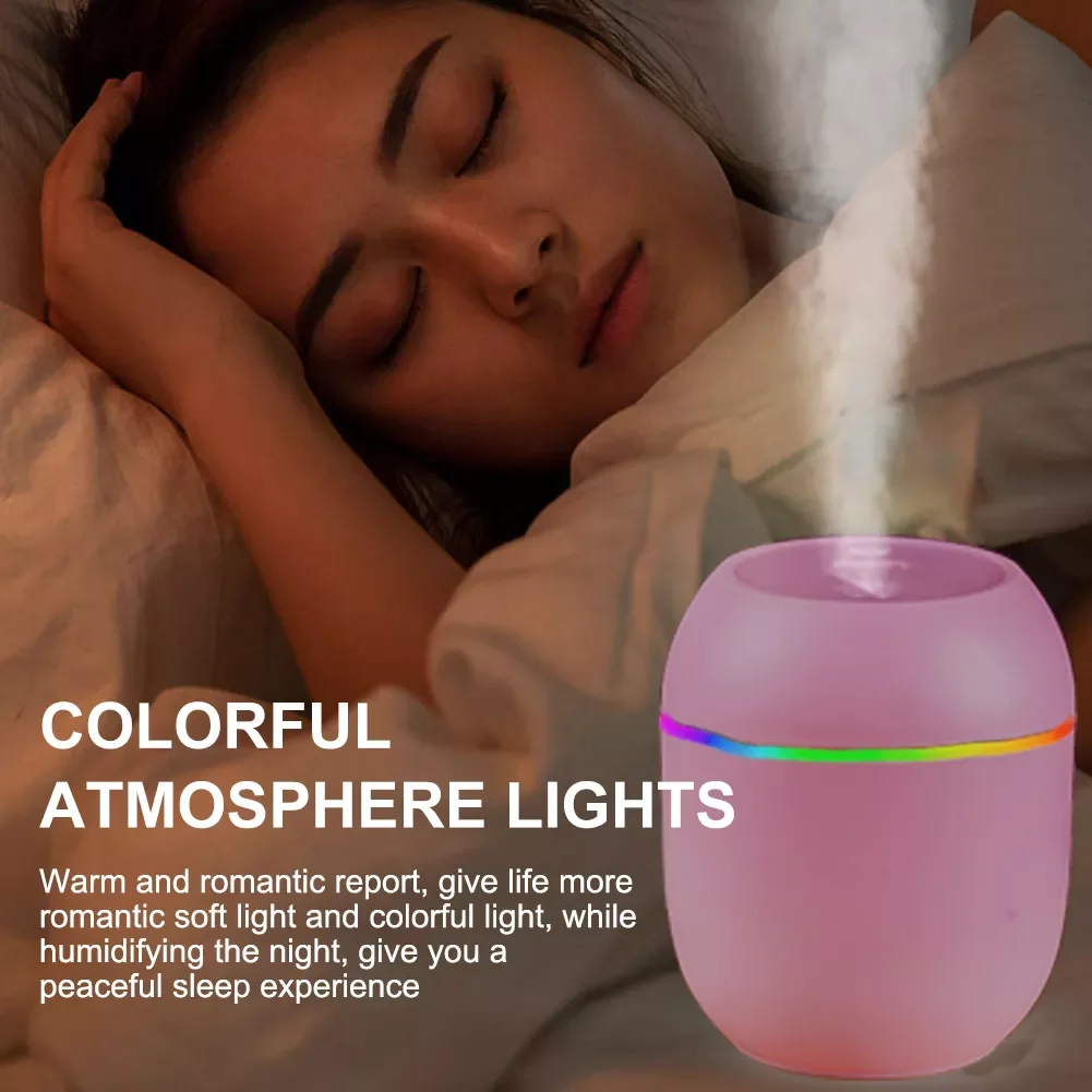 

Portable Air Humidifier Essential Oil Diffuser Air Freash With LED Night Lamp For Home Car Fogger Mist Maker Face Steamer