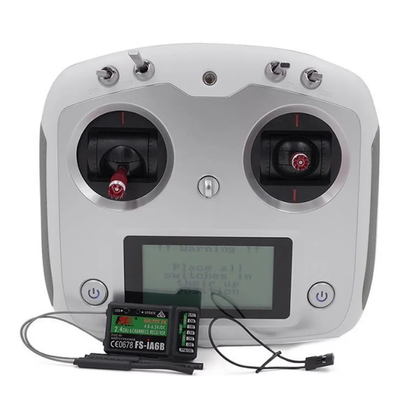 Flysky 10CH 2,4G RC Квадрокоптер с изменением режима фотовспышки I6S комплект контроллера передатчика с ресивером фотовспышки или фотовспышки