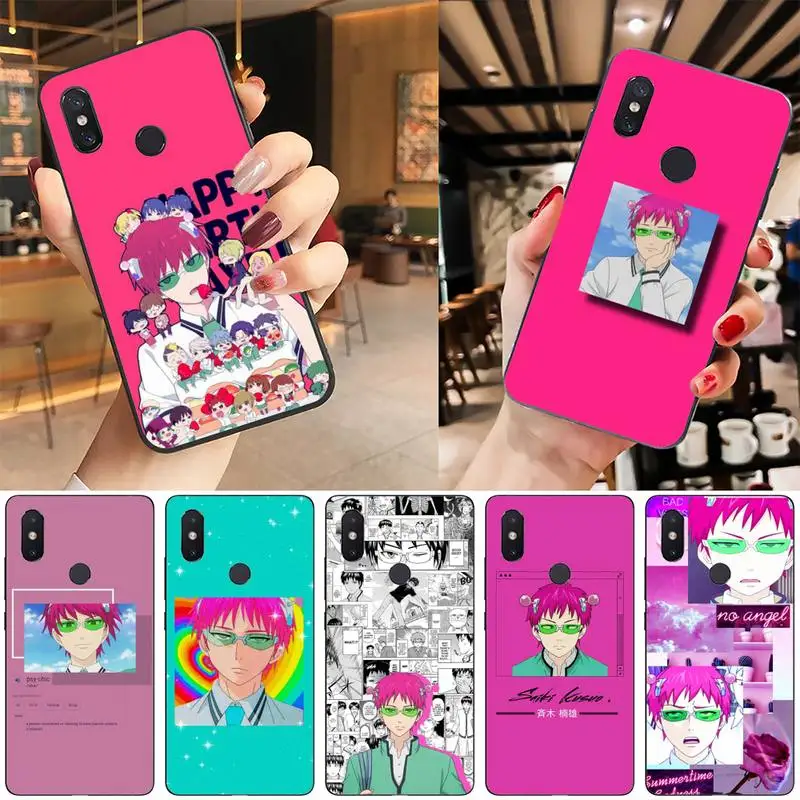 

Disastrous Life Of Saiki Saiki Kusuo Phone Case For Redmi 9A 8A 6A Note 9 10 8T Pro Max 9 K20 K30 K40 Pro PocoF3 Note11 5G Case