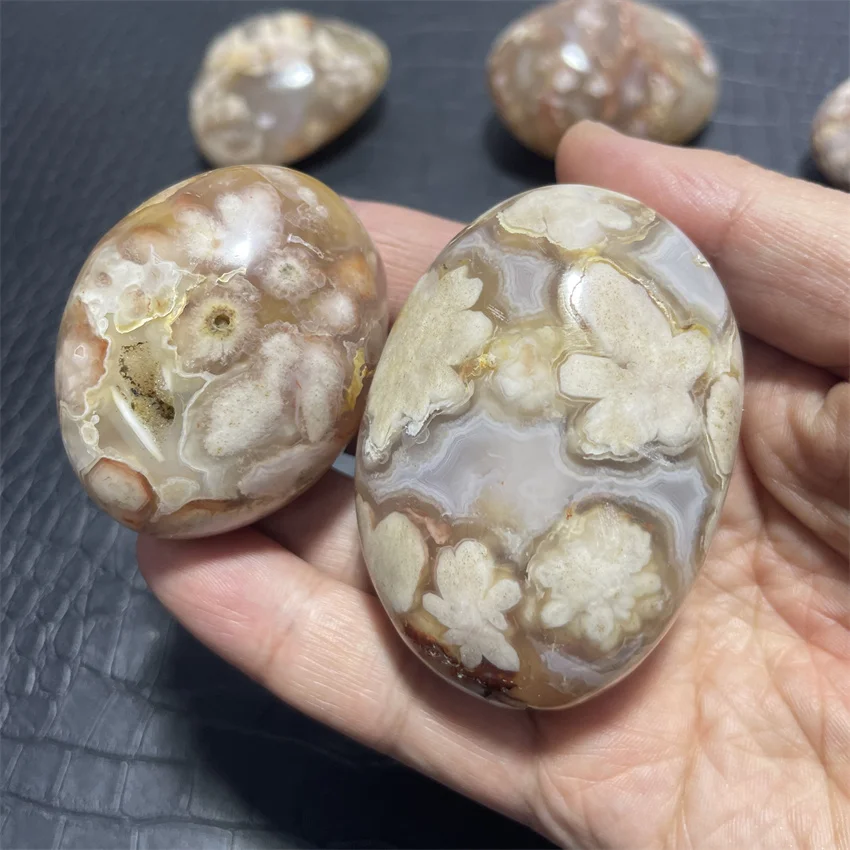 Натуральные агатовые камни Сакура