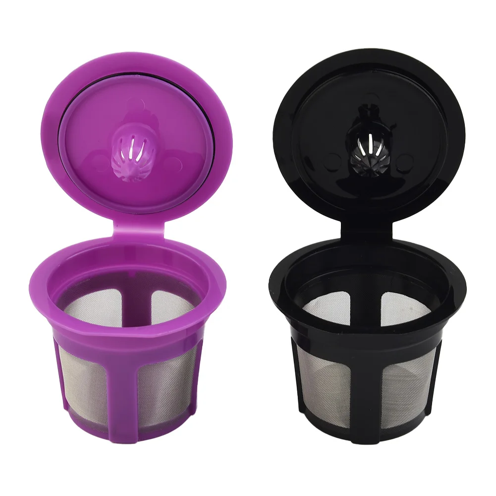 

Brand New Filter Cup Accessories Coffee Capsule Coffee Shell Filter Mesh Cup Plastic Recycle Stainless Steel 1set