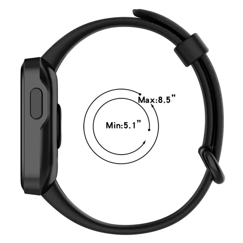 

2/4/6PCS Sweat Proof For Mi Watch Waterproof Silica Wristband Smart Accessories Watch Band