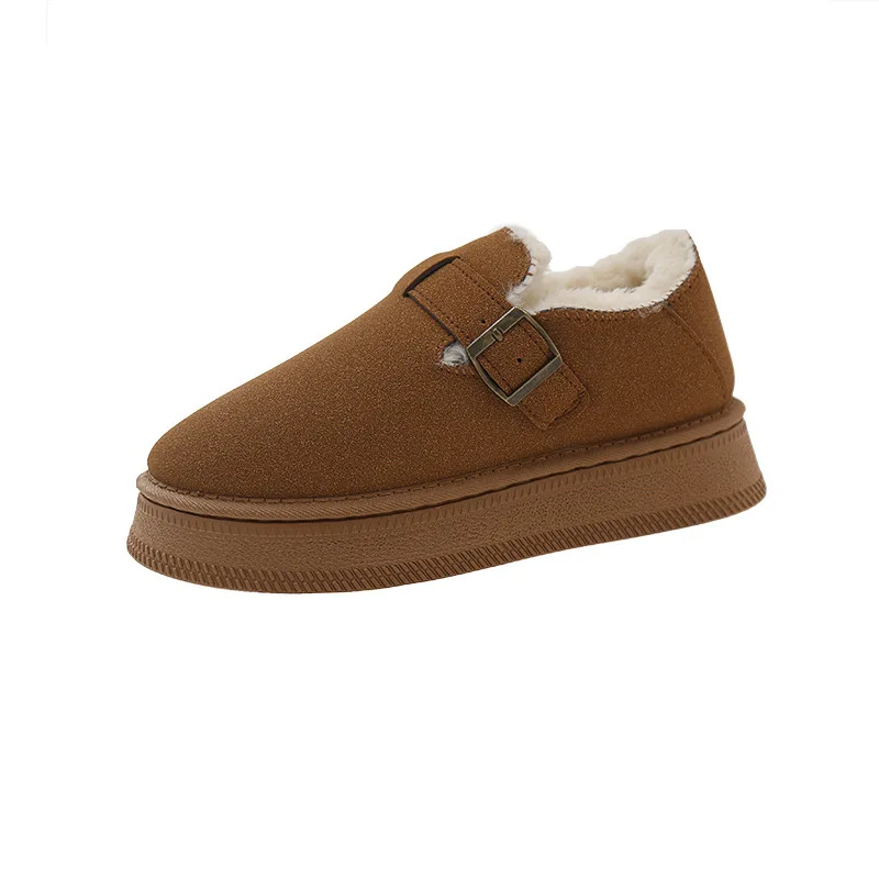 Женские кроссовки на платформе Повседневные слипоны с круглым носком и закрытым