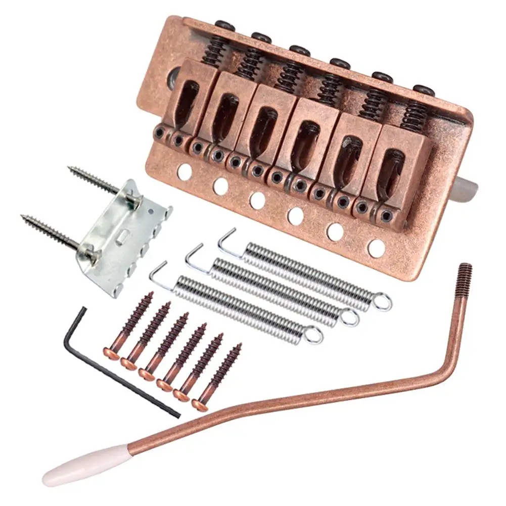 

Guitar Tremolo Bridge Set Zinc Alloy Iron Single Tremolo System For SQ ST Electric Guitar Replacement Parts