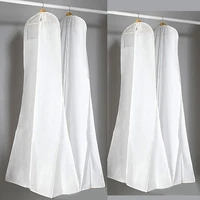 large for wedding dress dust cover zipper gown dustproof cover storage bag foldable garment clothes case protector