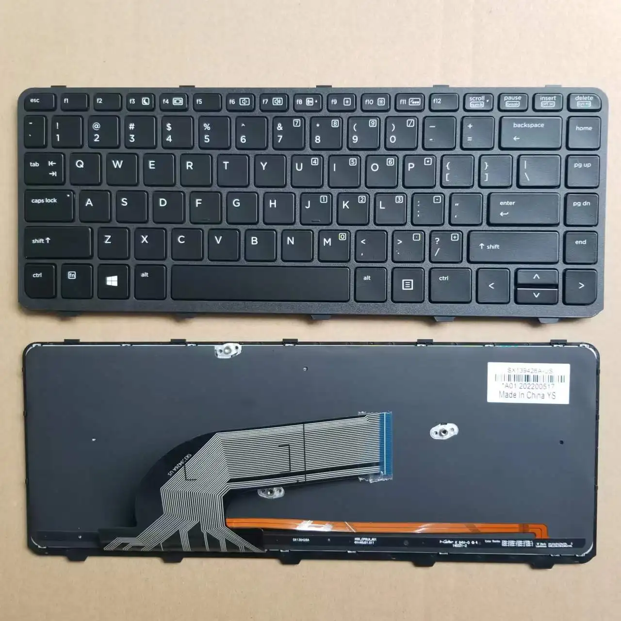 

Новая клавиатура для ноутбука HP 440 G1 430 G2 с английской раскладкой и рамкой с подсветкой SX139426A