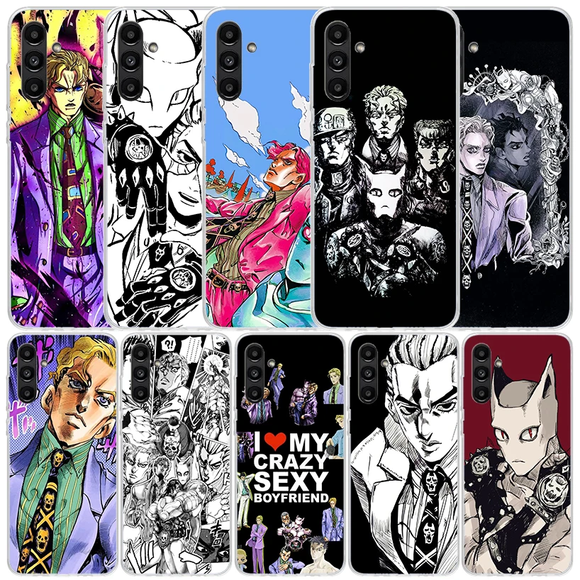 Фото Чехол JoJo Kira Yoshikage Killer Queen для Samsung Galaxy A17 A37 A57 A16 A26 A36 A56 A15 A14 A55 A13 A53 A25 A35 A24 №1