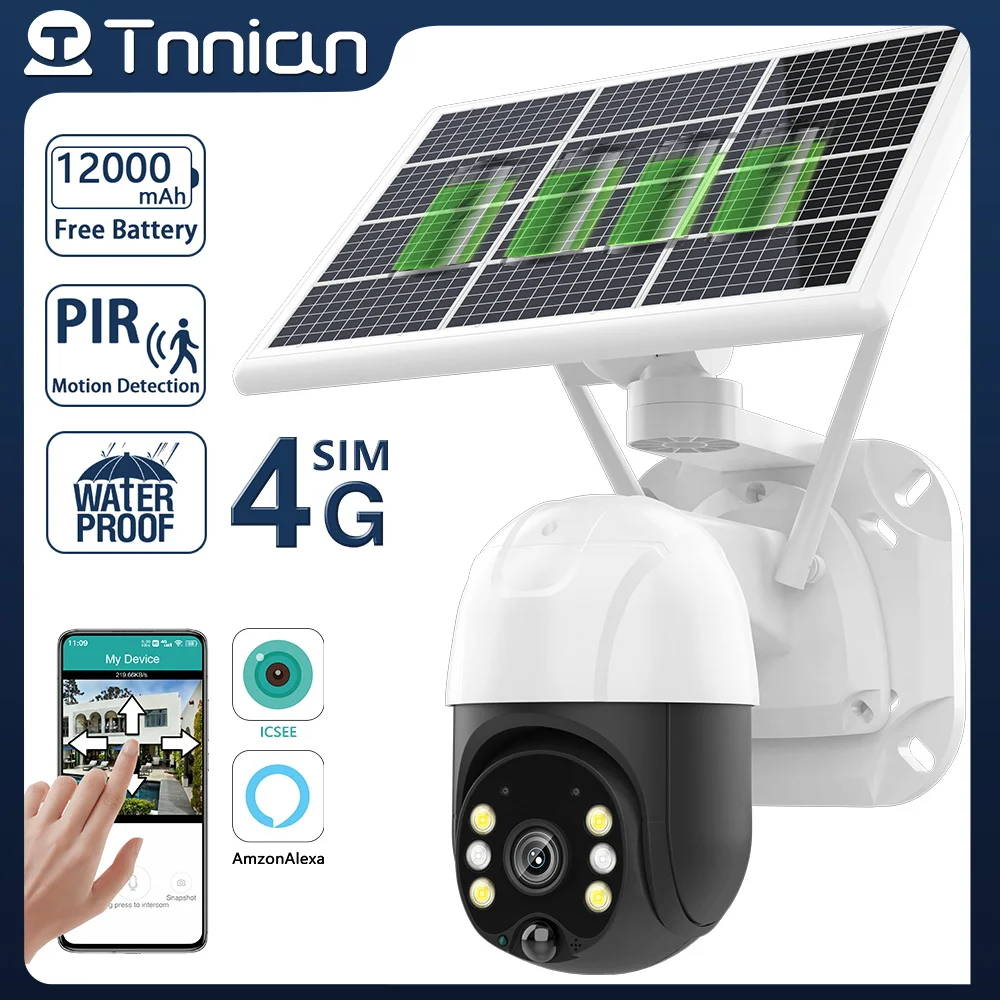 IP-камера на солнечной батарее со встроенным аккумулятором 5 МП Wi-Fi - купить по