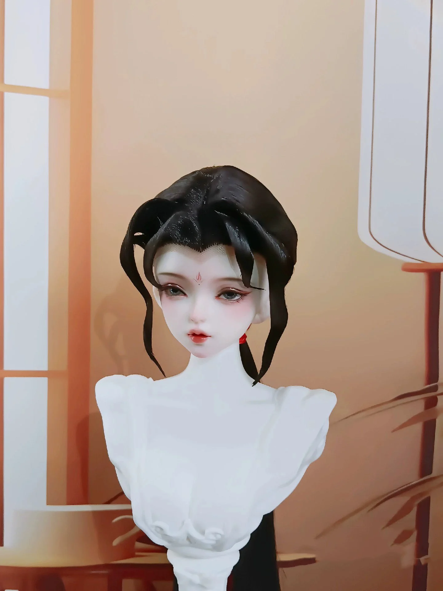 1/6 1/4 1/3 BJD искусственный парик длинные волосы Ретро Самурайские парики для BJD/SD MSD