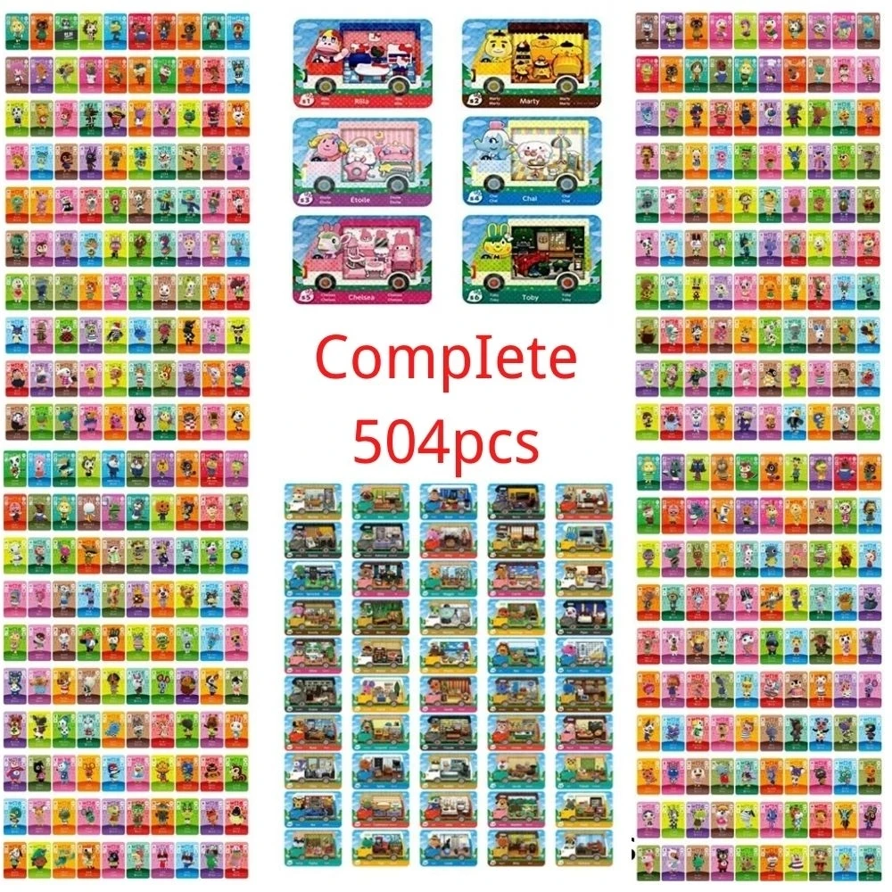 

Complete ACNH 504pcs Pack Series 1+2+3+4+5+Welcome50pcs +San6pcs Animal Croxxing NFC Cards Work For NS Switch Game