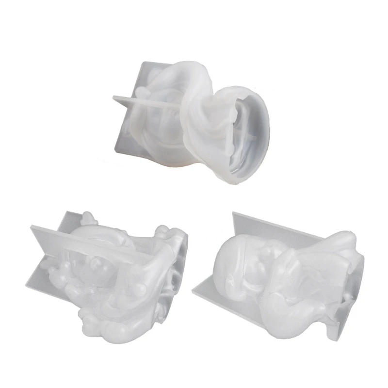 

R3MC 3D принцесса силиконовые формы формы для эпоксидной смолы настольные украшения ремесла свечи помадка инструмент для торта