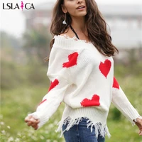 elegant temperament loose comfortable solid color love stitching sweater pullover multicolor bottoming sweater large size