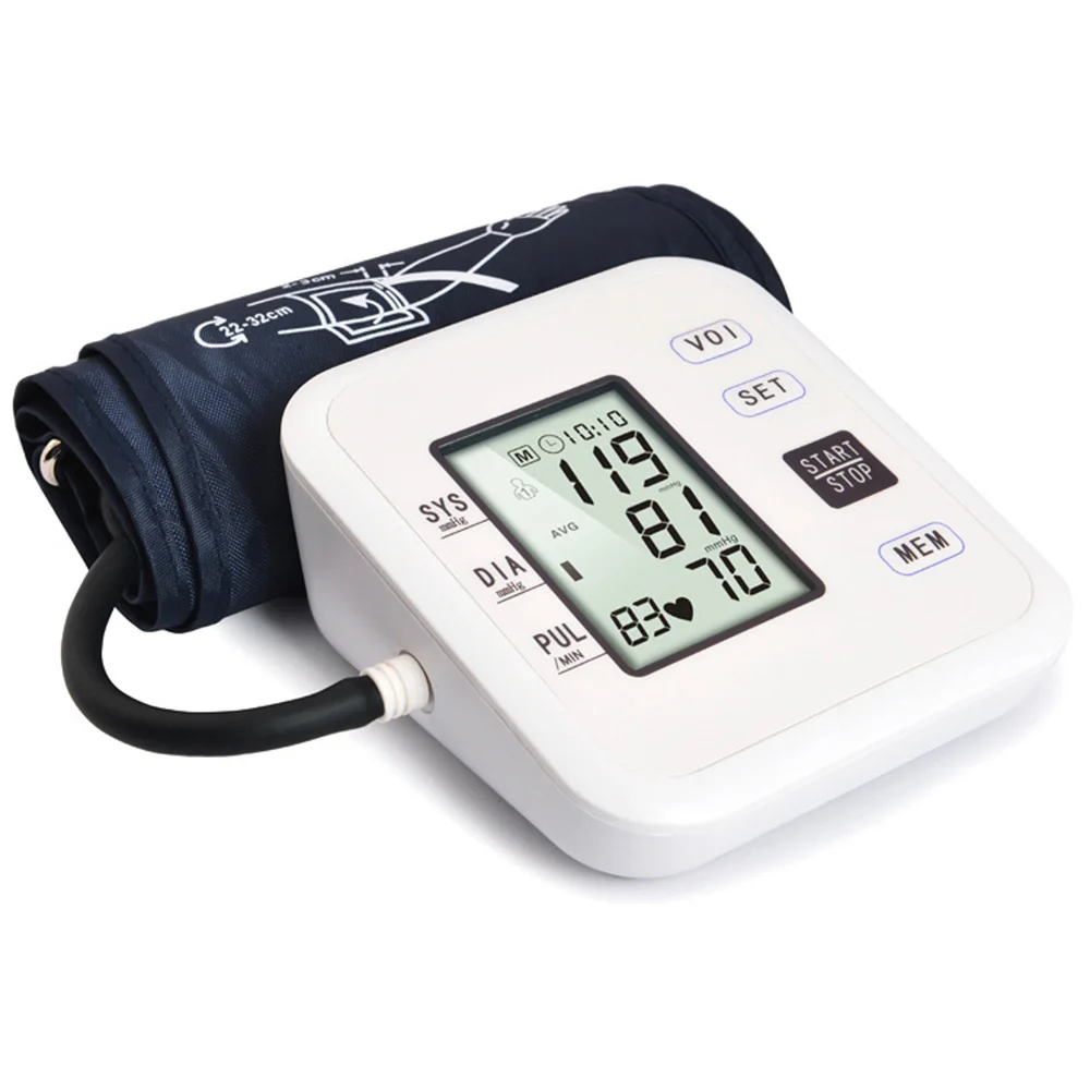 

Upper Arm Type Automatic Electronic Sphygmomanometer with Lcd Display Voice Broadcast Digital Intelligent Sphygmomanometer