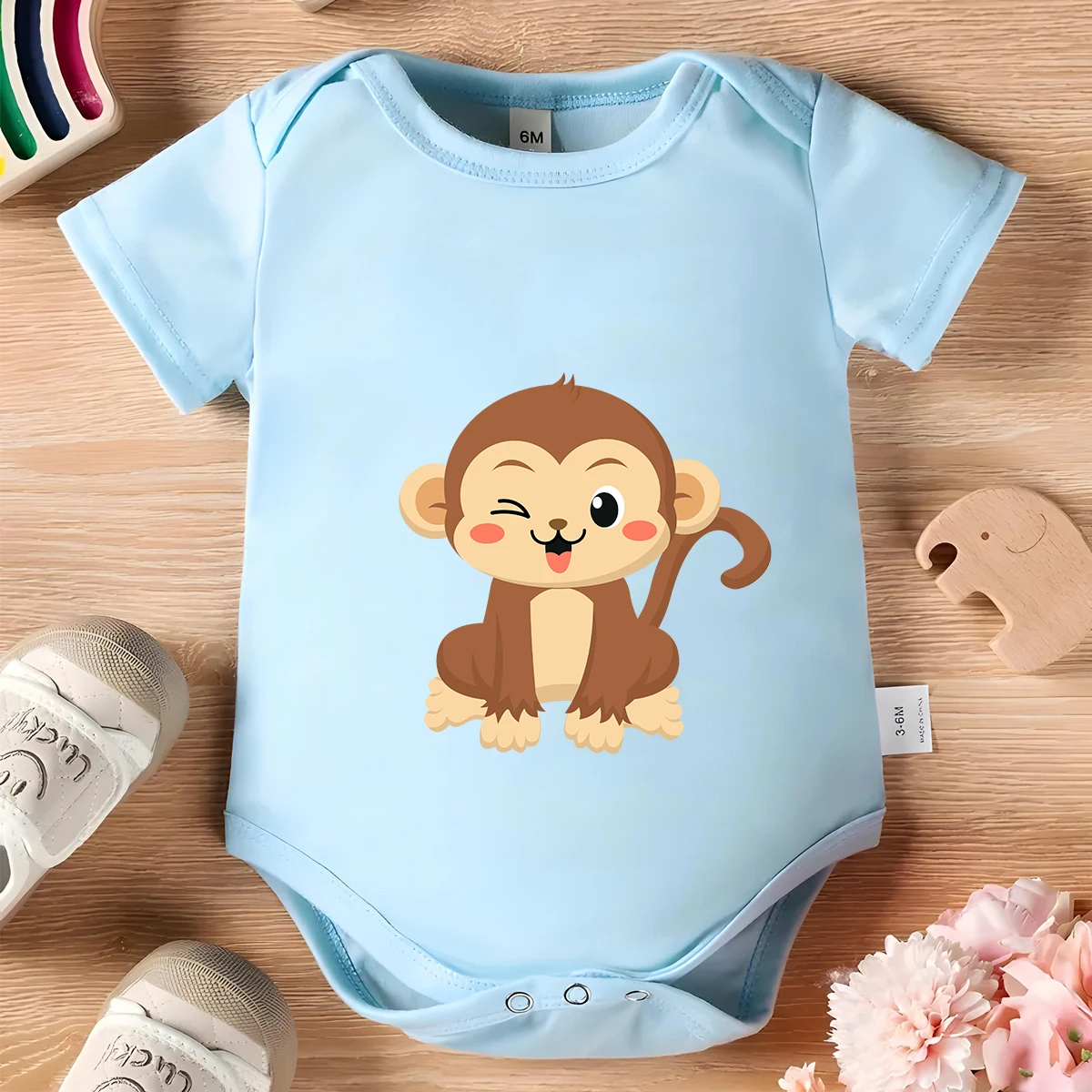 Комбинезон для младенцев от 0 до 12 месяцев из 100% хлопка