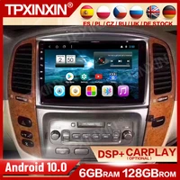 for toyota land cruiser lc100 2003 2007 tesla big screen android 9 autoradio car radio multimedia player gps navigation dvd auto