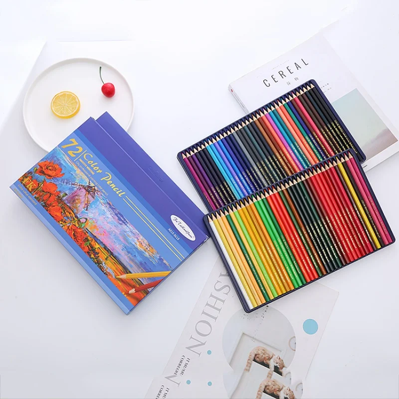 

Boxed72Color Oily Colored Pencil Drawing Sketch Color Filling Colored Pencils Set Student Stationery Prizes Gift Wholesale