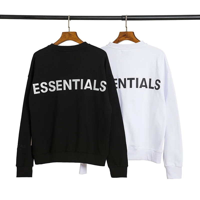 

FOG Essentials Seventh Season Men and Women 3M Reflective Round Neck Jacket Loose W Sweater High Street Tide Brand T-shirt 8030