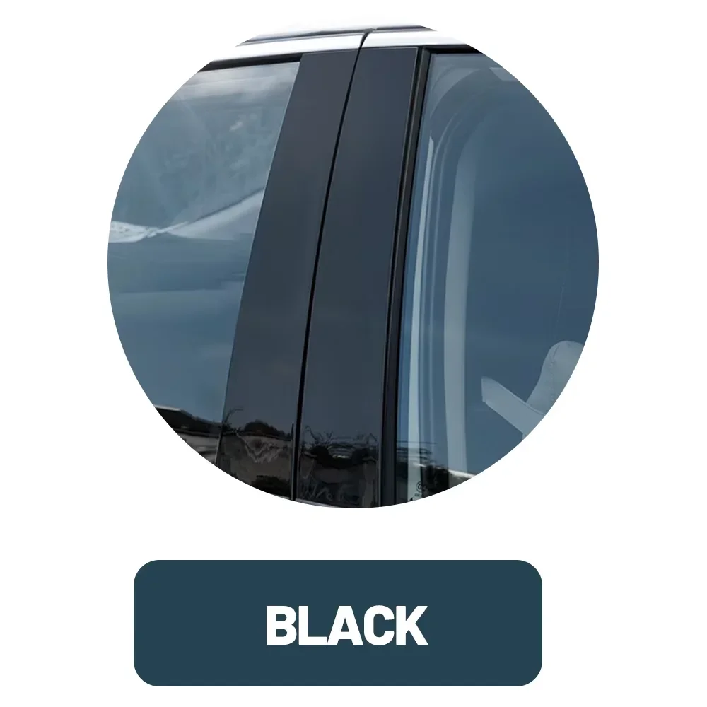 

Для Honda HR-V HRV Vezel 2014-2021 2015 2016 2017, черные наклейки из углеродного волокна для дверей и окон B C, стойки, декоративные наклейки