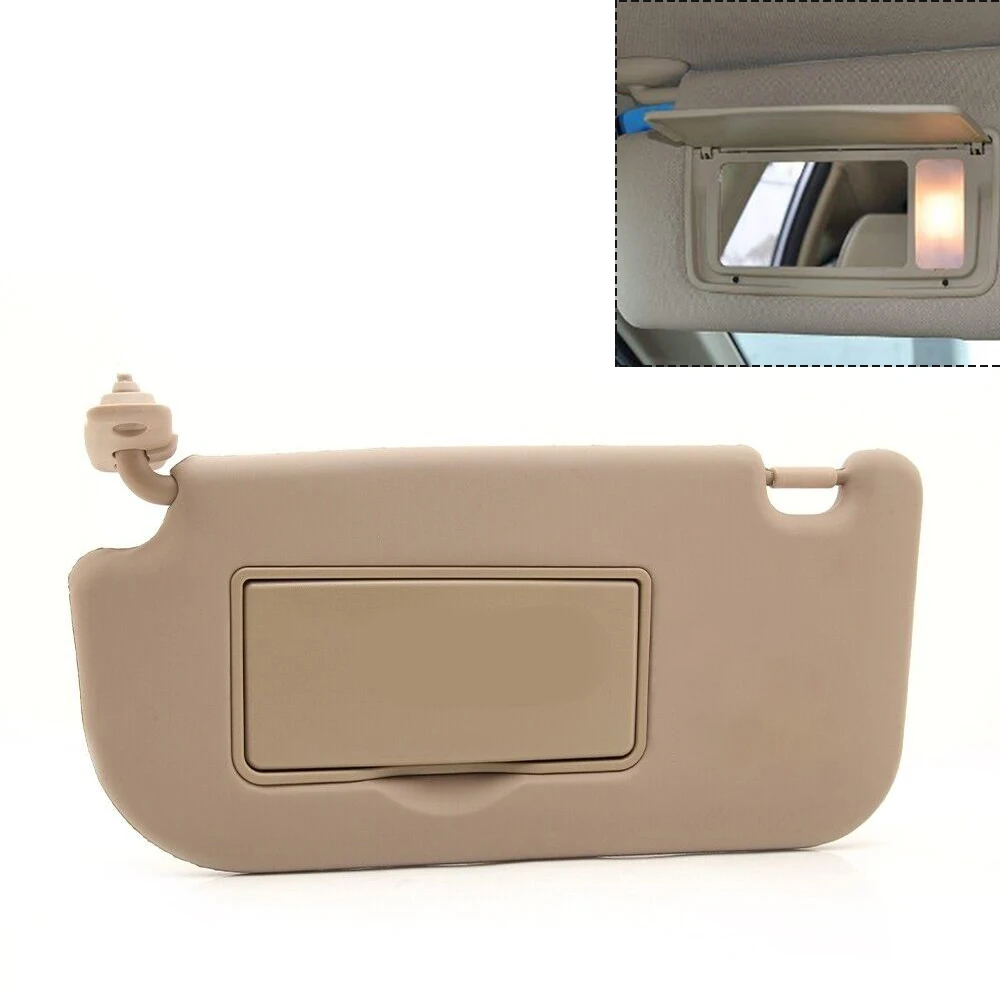 

For Kia Sportage 04-10 Makeup Mirror Sun Visor 1 Pcs 8520203000 Beige Car Accessories Light Baffle Replacement
