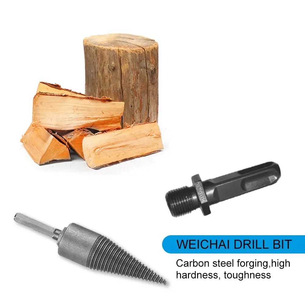 

Firewood Splitter Machine Drill Bits Firewood Splitter Adapter Rod for Wood Splitter Screw Drilling Tools