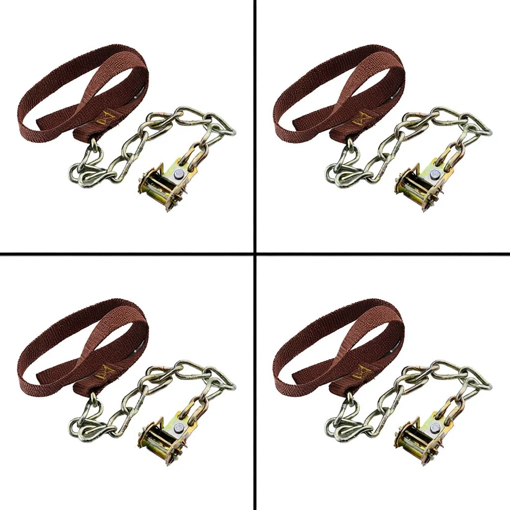 

1/4 Шт. Зимние Автомобильные Цепи Противоскольжения, Железные Цепи Для Шин, Противоскользящие Цепи Для Грузовиков, Внедорожников