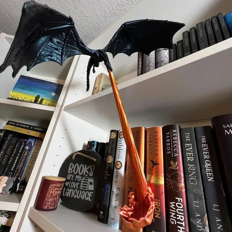 Дракон Пламя Книга Уголок Скульптура Огненное Дыхание Готический Орнамент