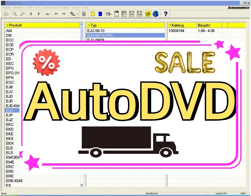 Фото AutoDVD JETI ForkLift (ET) V4.37 [538] Обновлен [03.2025] Каталог запасных частей для Jungheinrich +Expire Patch №1