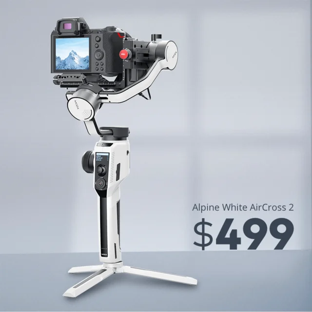 3-осевой Ручной Стабилизатор камеры Moza AirCross 2 Для беззеркальных камер BMPCC 4K Canon DSLR VS RONIN SC S AK2000 CRANE 3 2