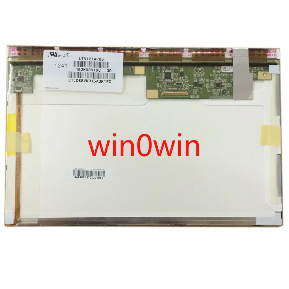 

For LTN121AP06 301 fit HV121WX5-114 LCD SCREEN LED Display Panel 1280x800 40 pin