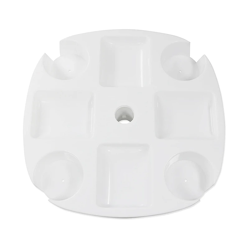 

Drink Tray With Cup Holders & Snacks Compartments For Beach, Garden & Swimming Pool