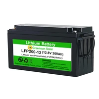 wholesale lifepo4 12v 200ah litium storage batteries for house solar power system