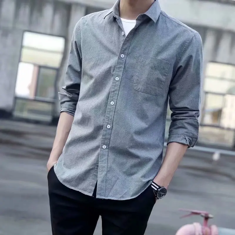 

Clearance pick-up leak work shirt men's construction site work cotton clothes summer work clothes shirt long-sleeved sun protect