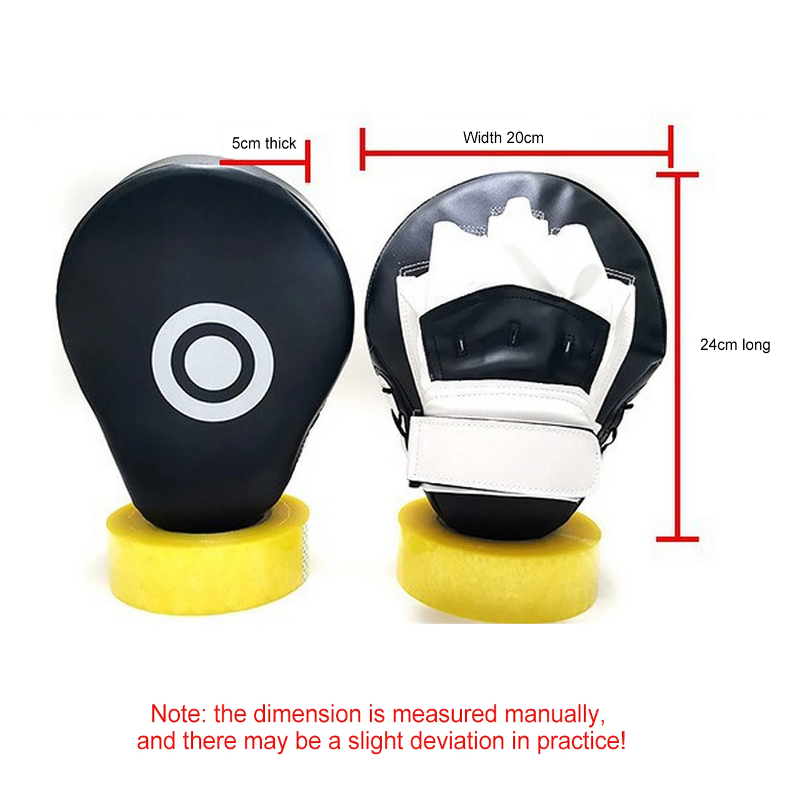 

Adult Boxing Sandbag Leather Boxing Foot Target Taekwondo Muay Thai Martial Arts Training Target Hand Target Fitness Equipment