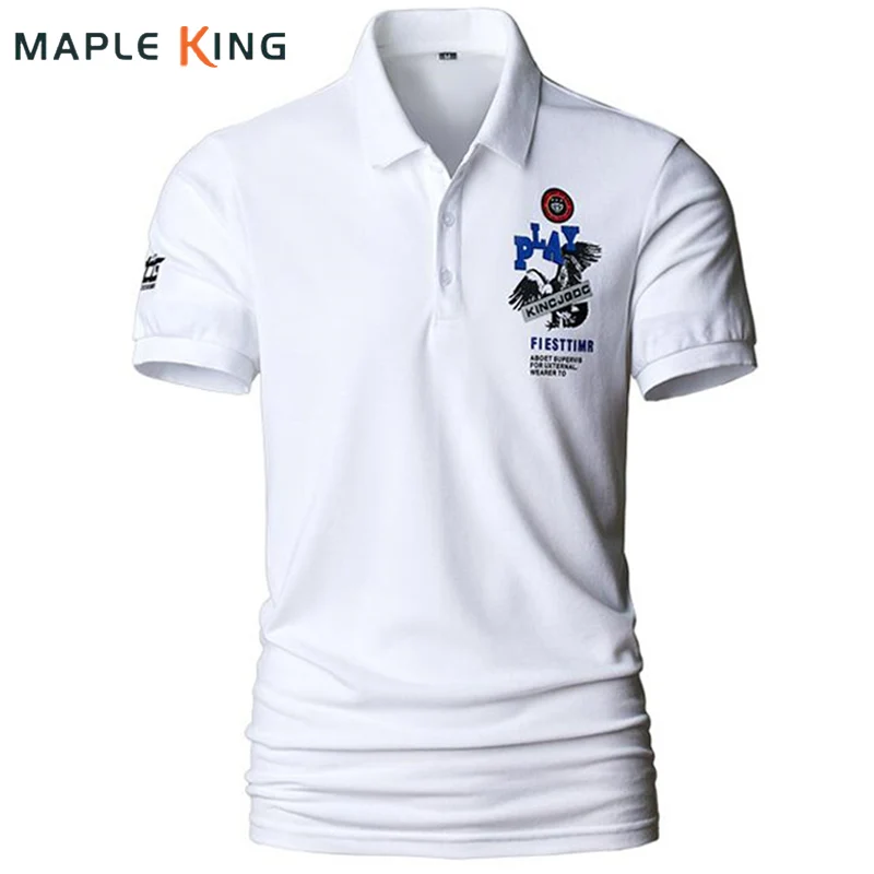 

Мужская Роскошная футболка-поло люкс с коротким рукавом в деловом стиле