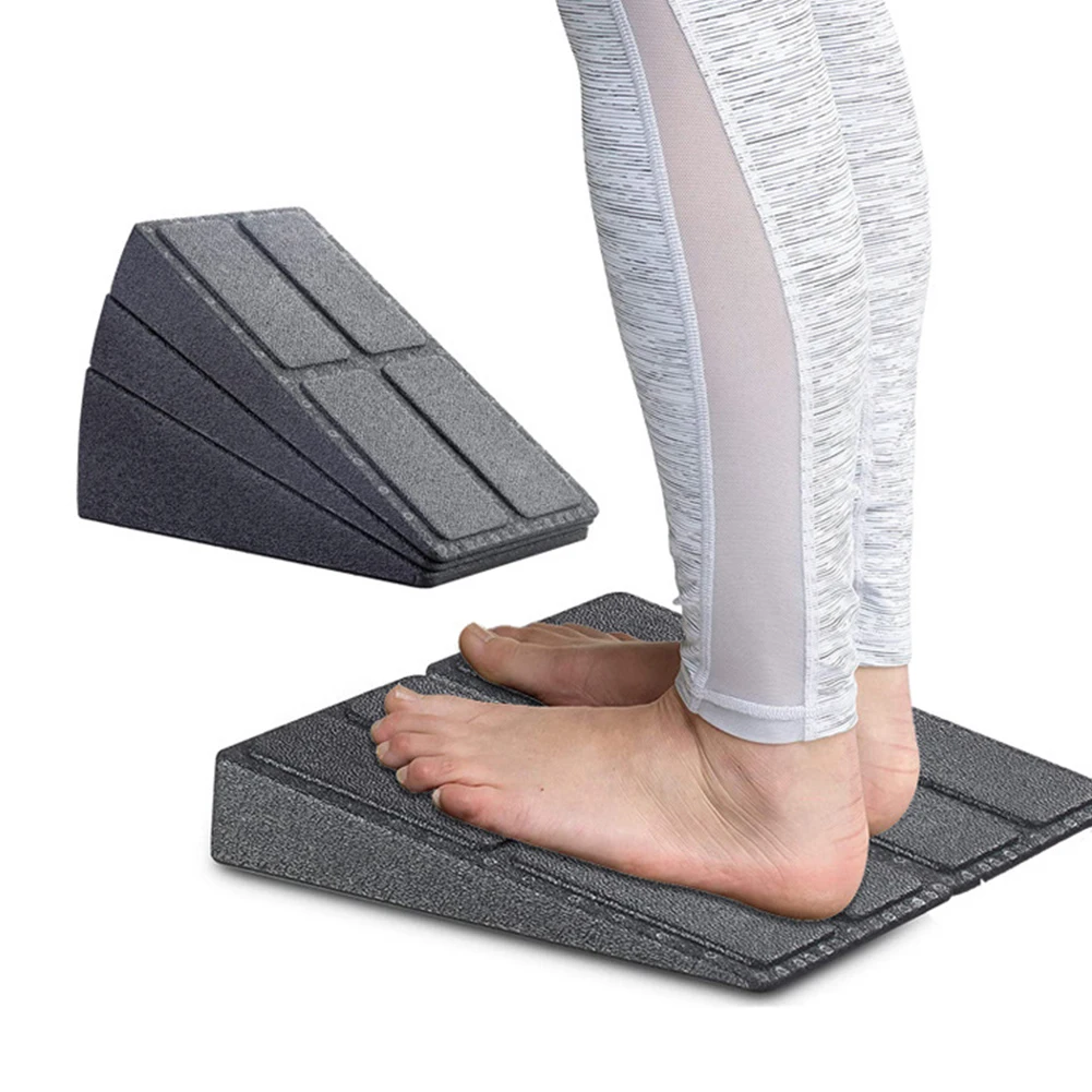 3 pezzi Yoga Wedge Stretch Slant Boards inclinazione regolabile Slanting Board Yoga Block migliora la forza della gamba inferiore per l'esercizio