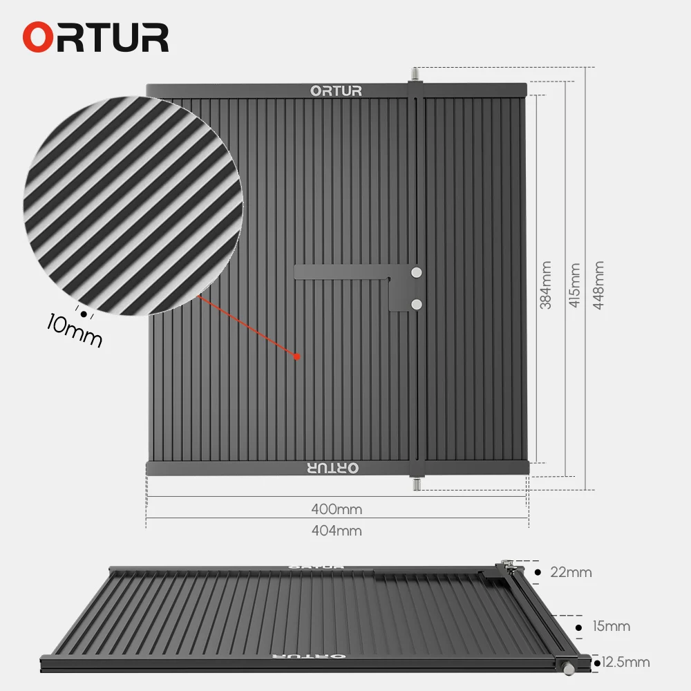 Ortur Laser Engraving Platform Honeycomb Laserbed DIY Design Aluminum Working Panel Fast Heat Dissipation and Desktop Protecting enlarge