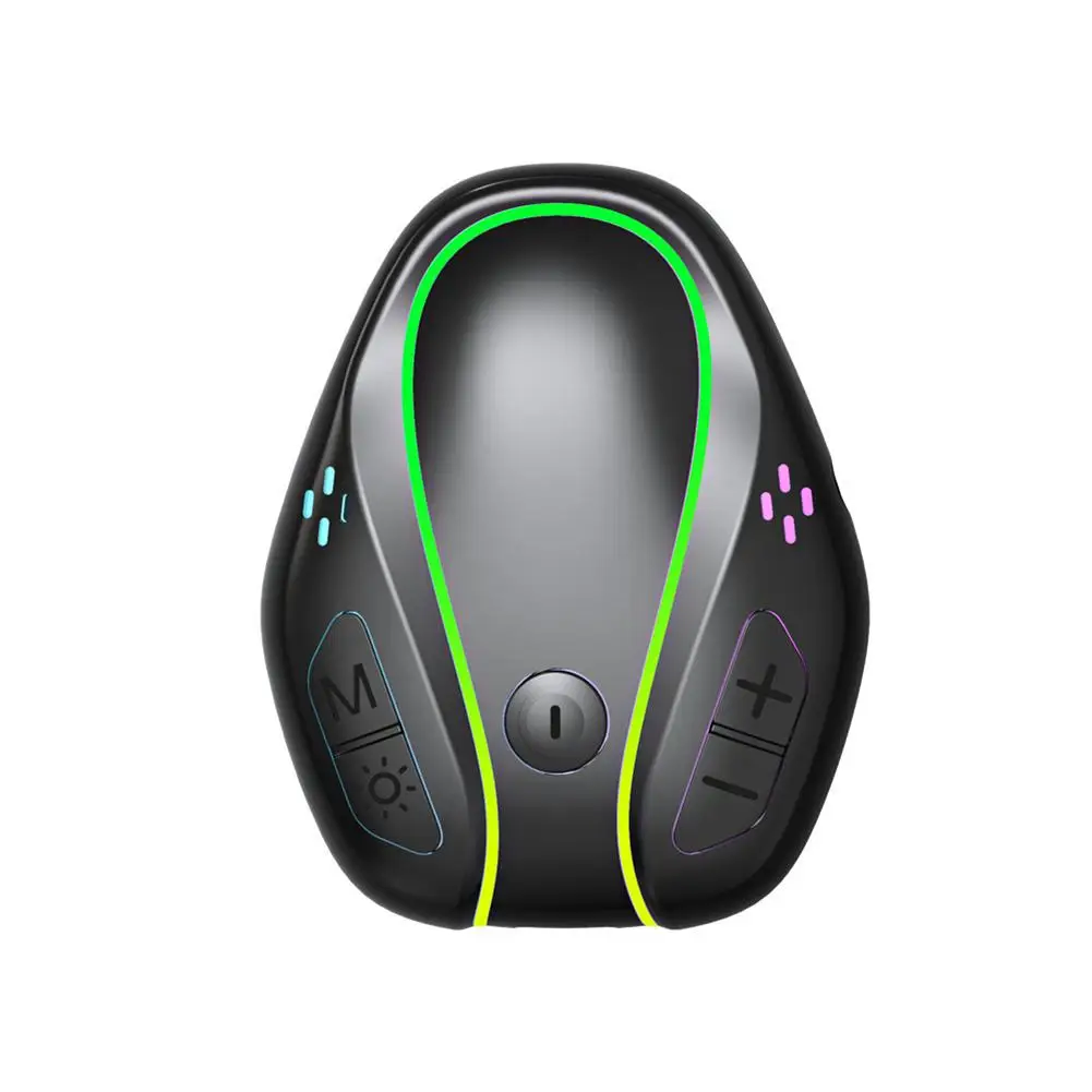 

Gr07 автомобильный Bluetooth-совместимый 5,3 аудио приемник громкой связи с красочным светодиодным дыхательным светильник адаптер для MP3-плеера