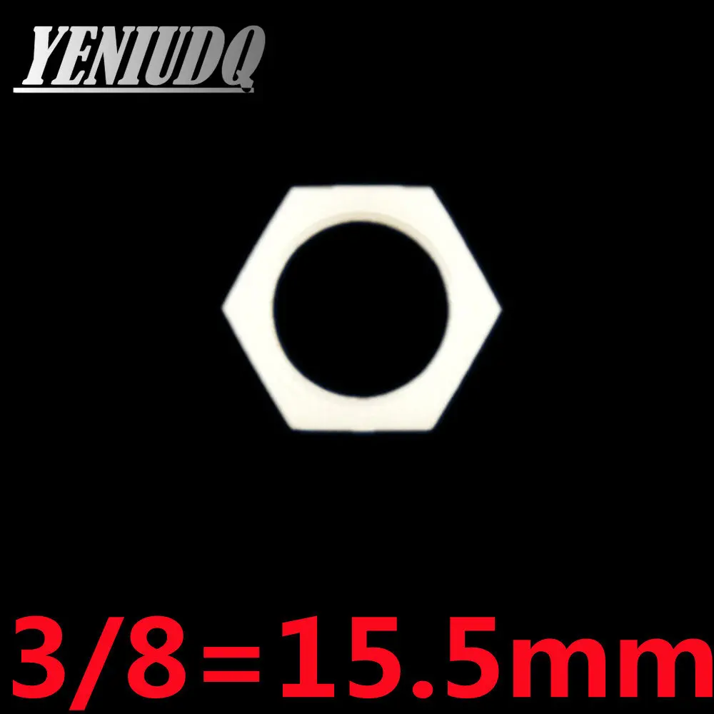 

Пластиковые гайки фланцевые 1/8 1/4 3/8 1/2 3/4 дюйма