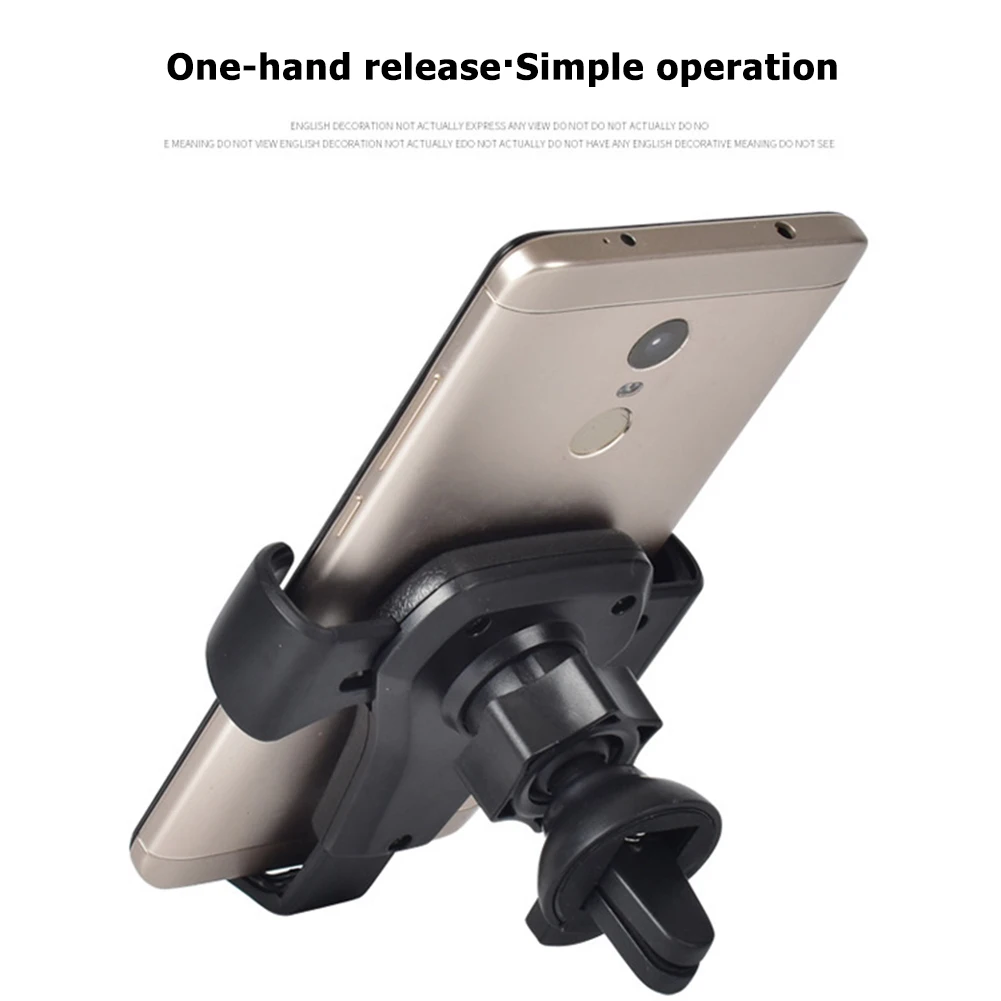 gravity car air vent mount cradle holder stand for electronic equipment with width of 50 80mm thickness of 6 18mm free global shipping