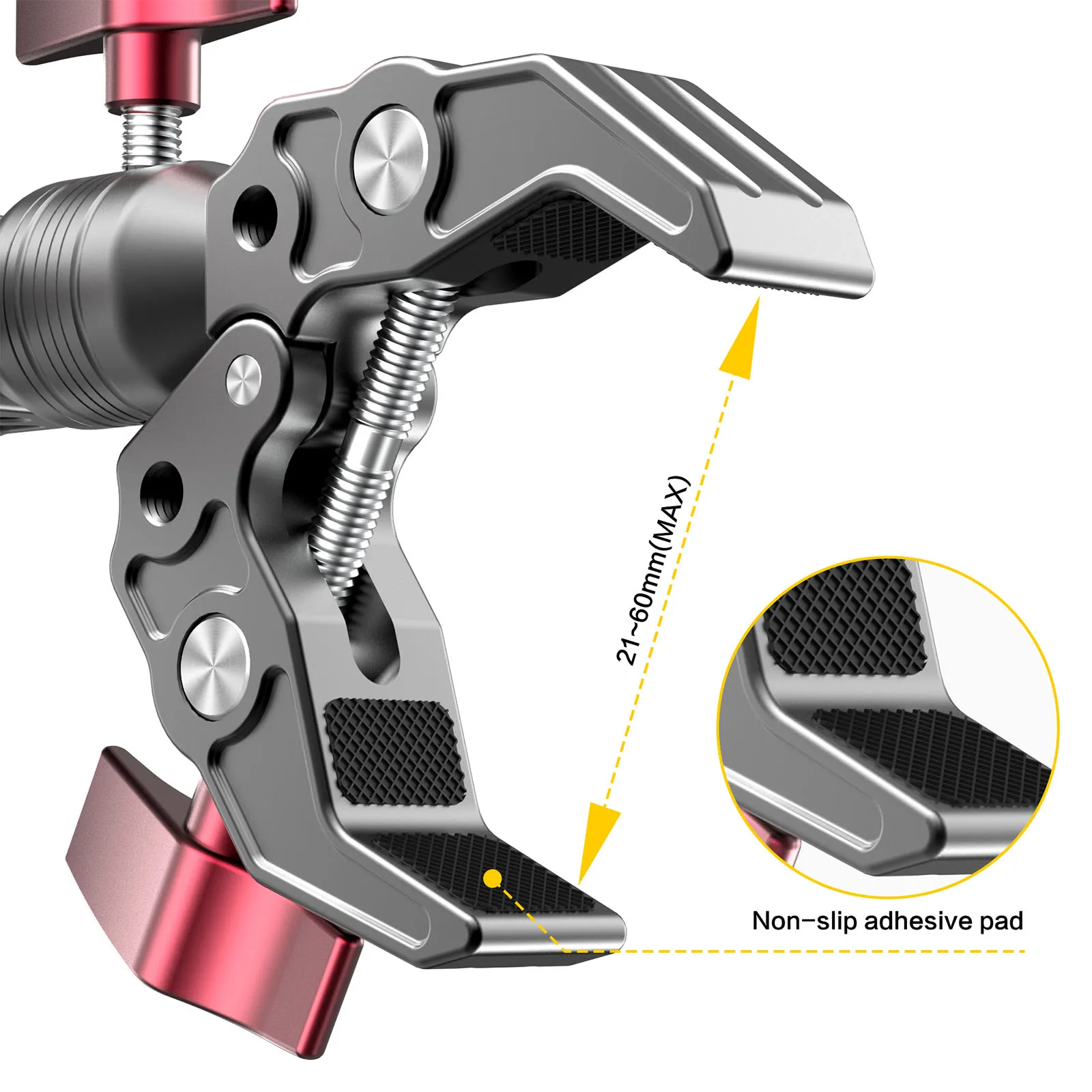Металлический зажим с двойной головкой энергичным зажимом многофункциональные