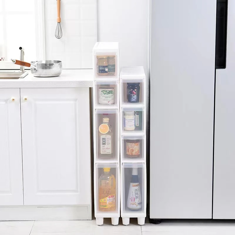 14x45cm kitchen bathroom storage rack floor mounted waterproof toilet side cabinet space saver waterproof shelves free global shipping