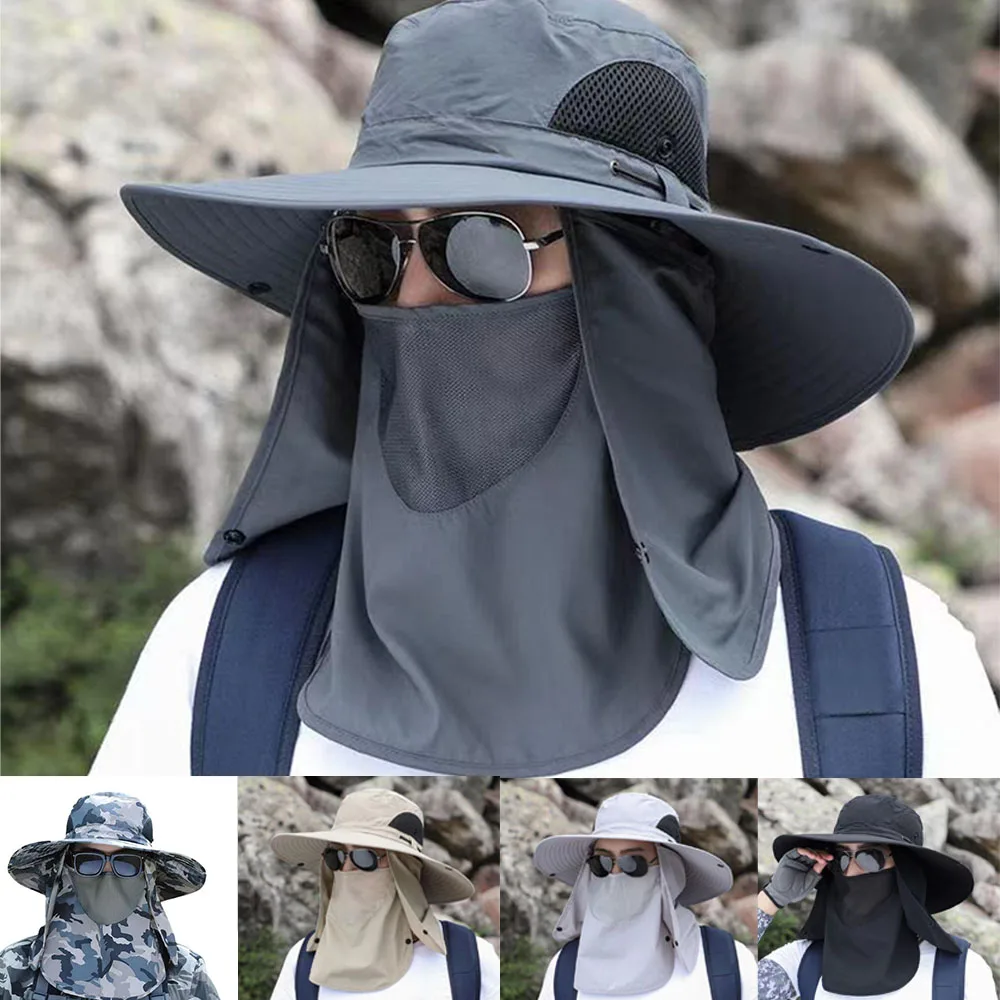 Регулируемая уличная рыболовная Кепка мужская шапка летняя одежда для рыбалки