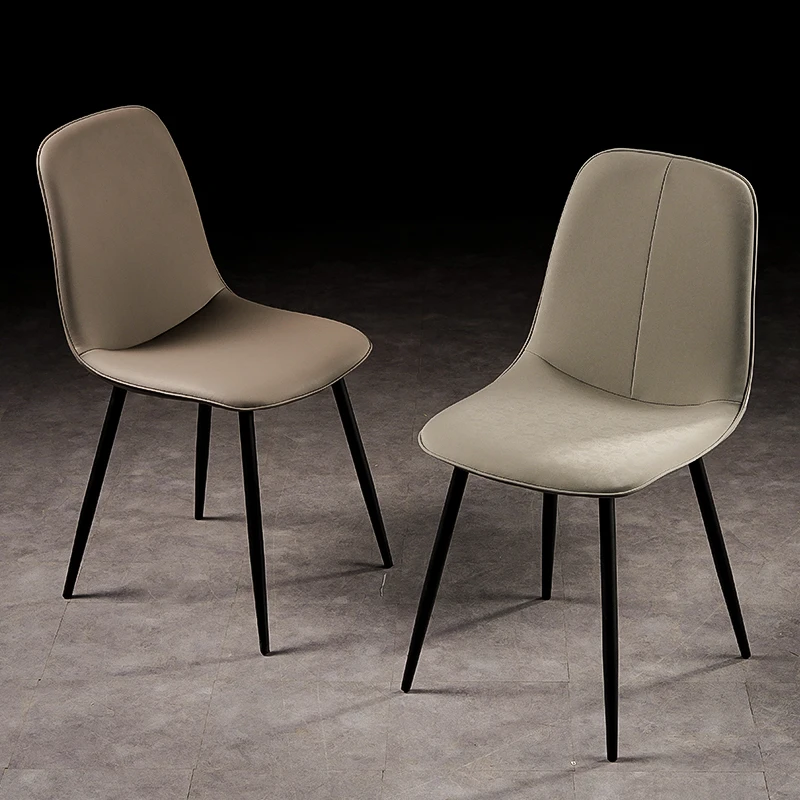 

Office Nordic Lounge Chair Library Designer Luxury Soft Leathe Modern Chair Backrest Terrace Garden Sillas Household Items