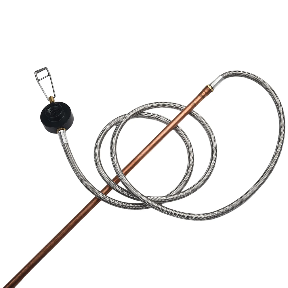 

Gas Appliance Fires Starter 1.3M Multi-Purpose Outdoor Camping Hiking Aluminum Alloy+copper For Cooking Picnic BBQ
