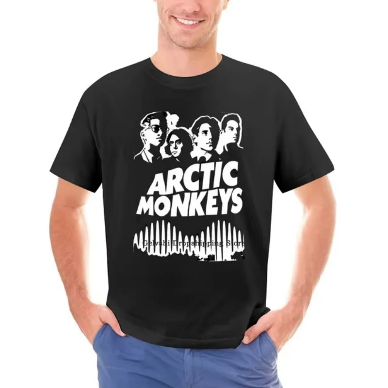 Фото Футболка с принтом Arctic monkey World Tour 2023, мужская рубашка с принтом обезьяны Arctic, концерты Arctic monkey Rock Band, поклонники Arctic monkey Gi №4