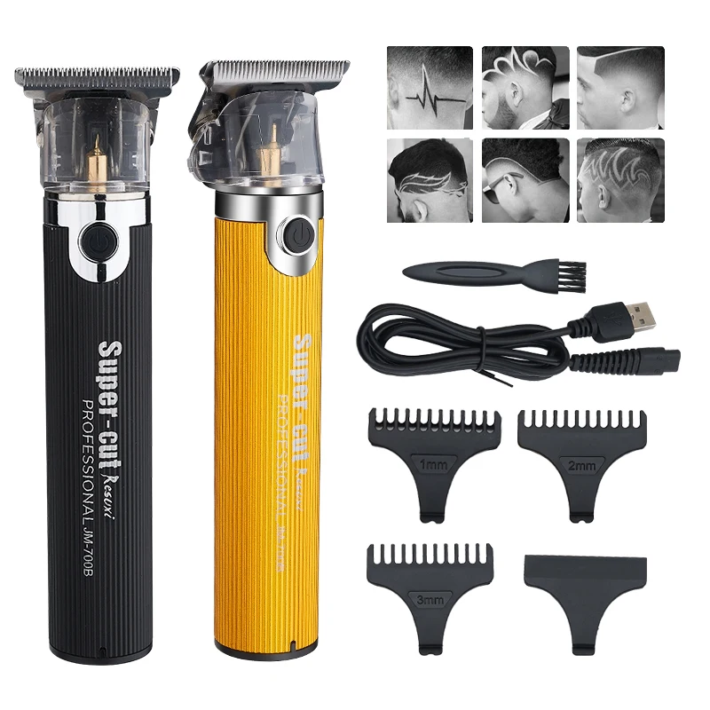

Professional Hair Clipper Trimmer For Men Hair Cutting Machine USB Rechargeable Haircut Cordless Electric Shaver Barber