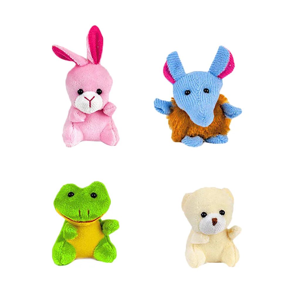 

4pcs Plush Lovely Stuffed Plush Hanging Basket Filler Birthday Party Gifts Random Style