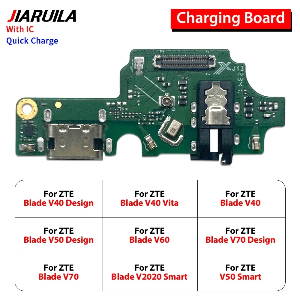 Фото 10 шт. для ZTE Blade V Smart 1050/V40 Design/V40 Vita/V40/V50/V60/V70: гибкий кабель-разъем USB для зарядки/док-станции №4